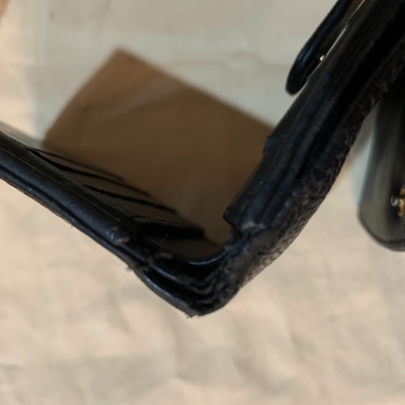 Chanel Black Caviar leather short wallet vintage - Picture 4 of 10